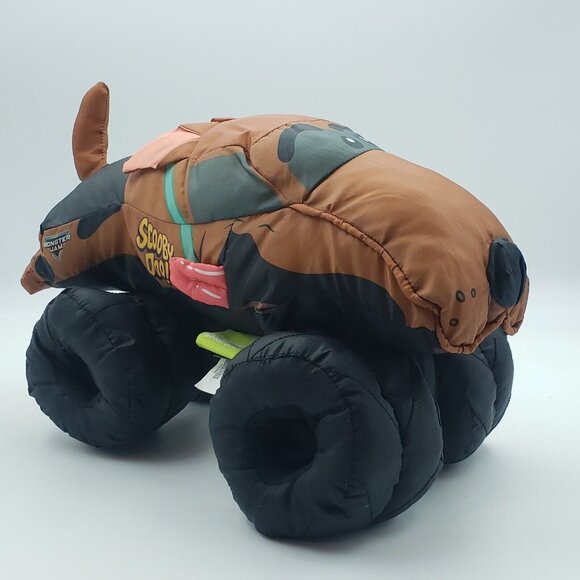 Scooby-Doo Monster Jam Monster Truck Plush Nylon Stuffed Animal Dog Brown 14 in - Picture 1 of 11